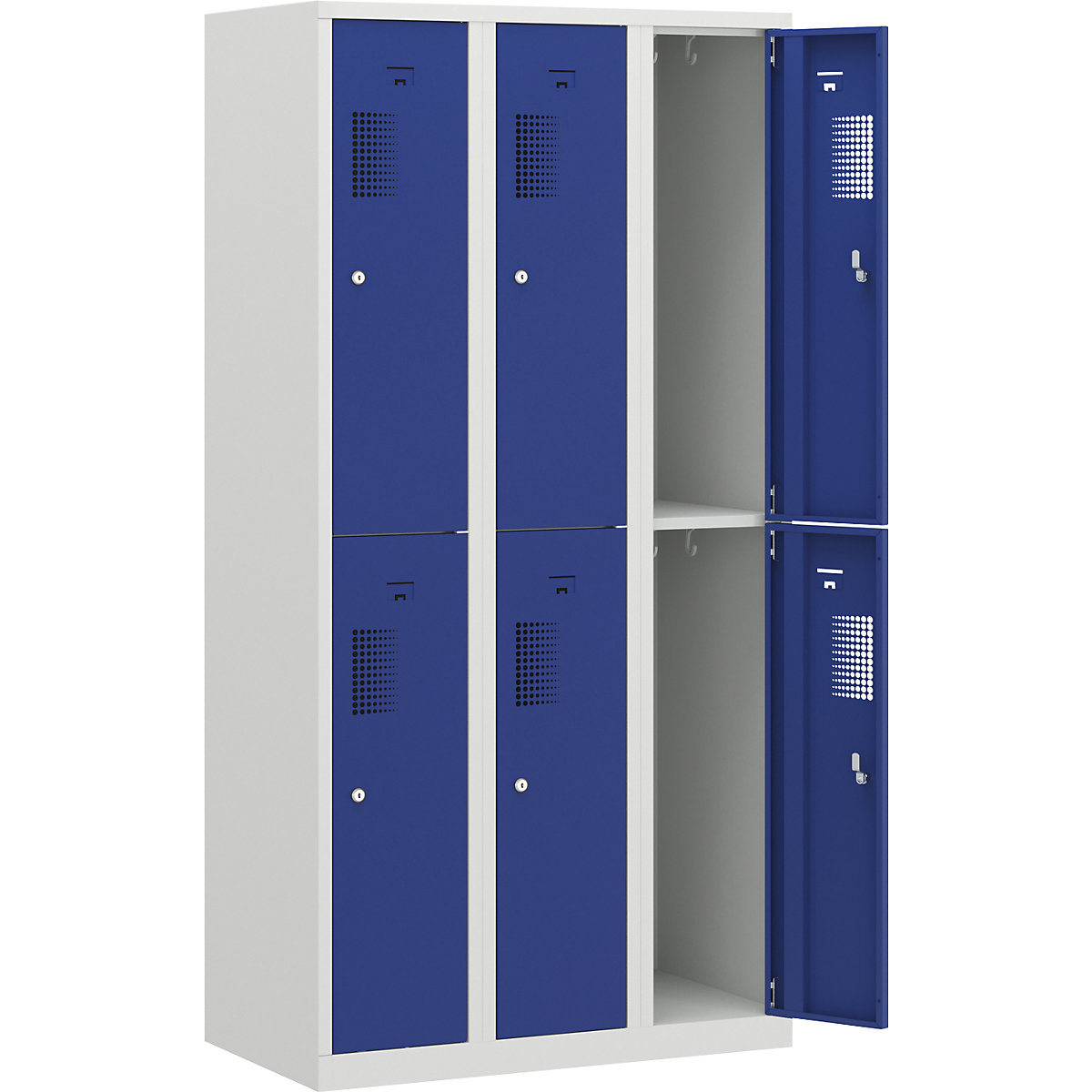 Lockerkast met twee verdiepingen Amsterdam &ndash; eurokraft basic