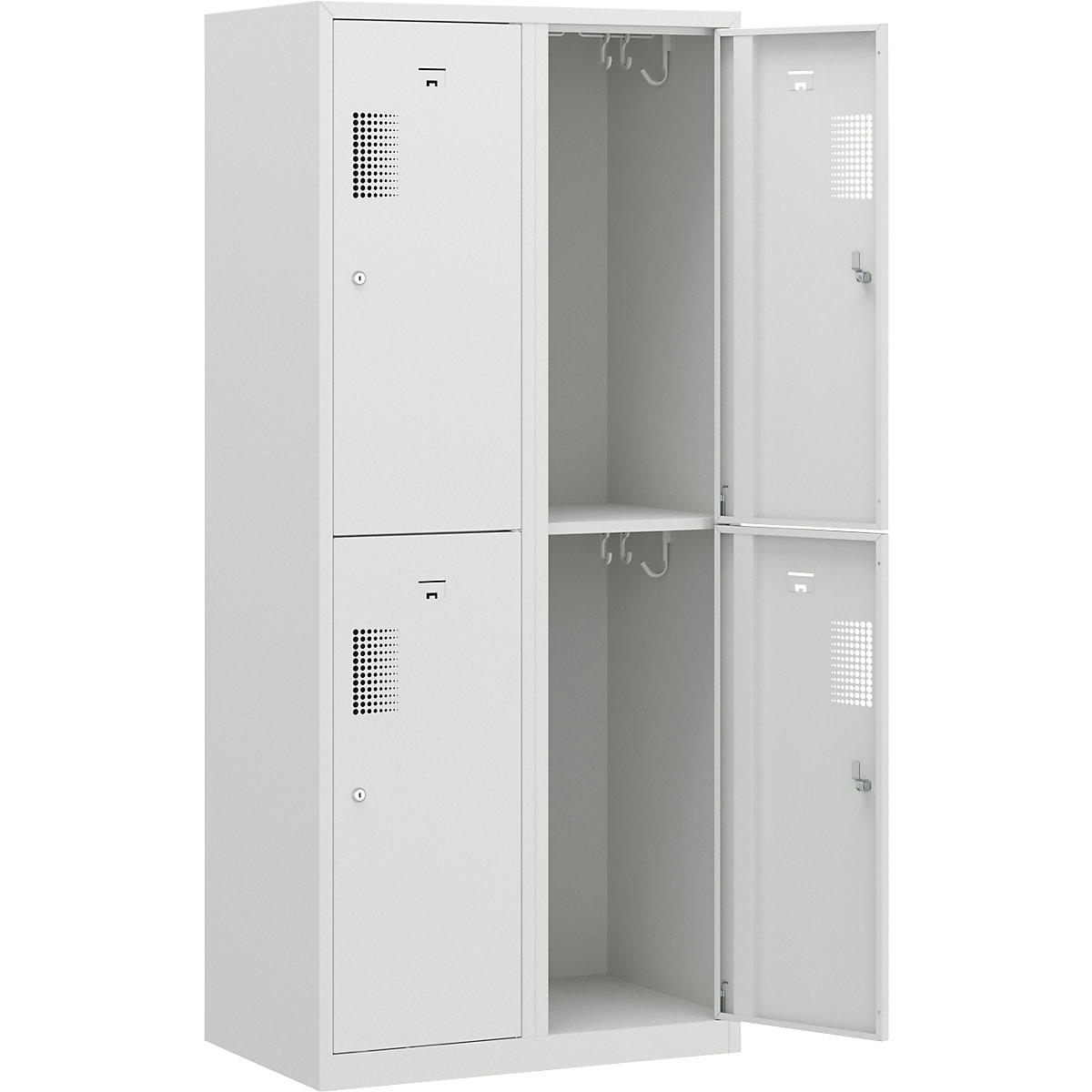 Lockerkast met twee verdiepingen Amsterdam &ndash; eurokraft basic