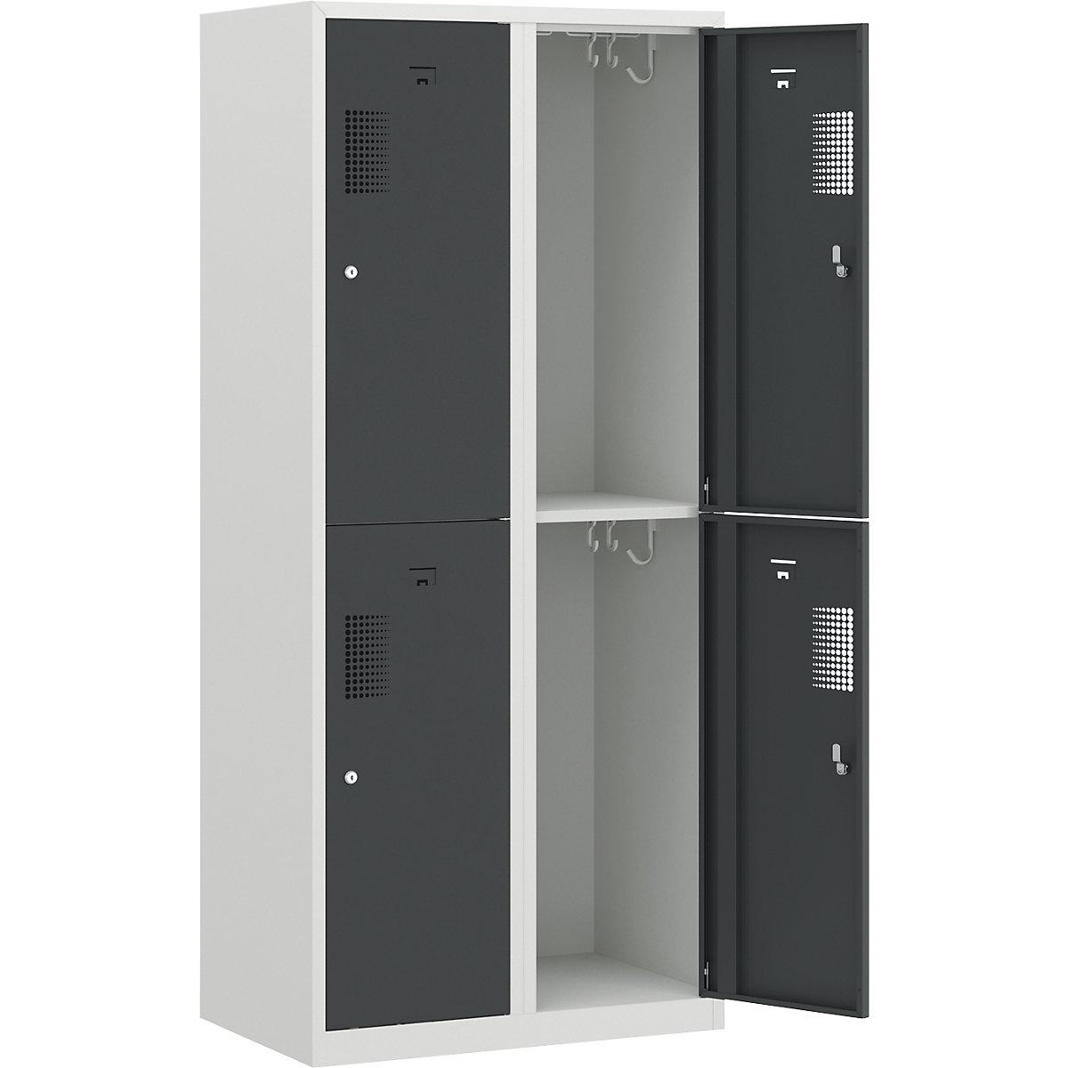 Lockerkast met twee verdiepingen Amsterdam &ndash; eurokraft basic