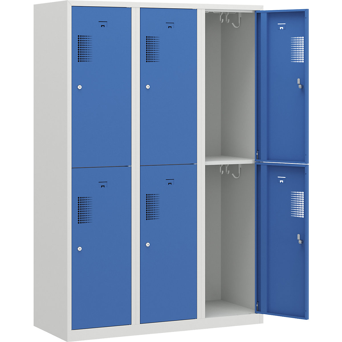 Lockerkast met twee verdiepingen Amsterdam &ndash; eurokraft basic