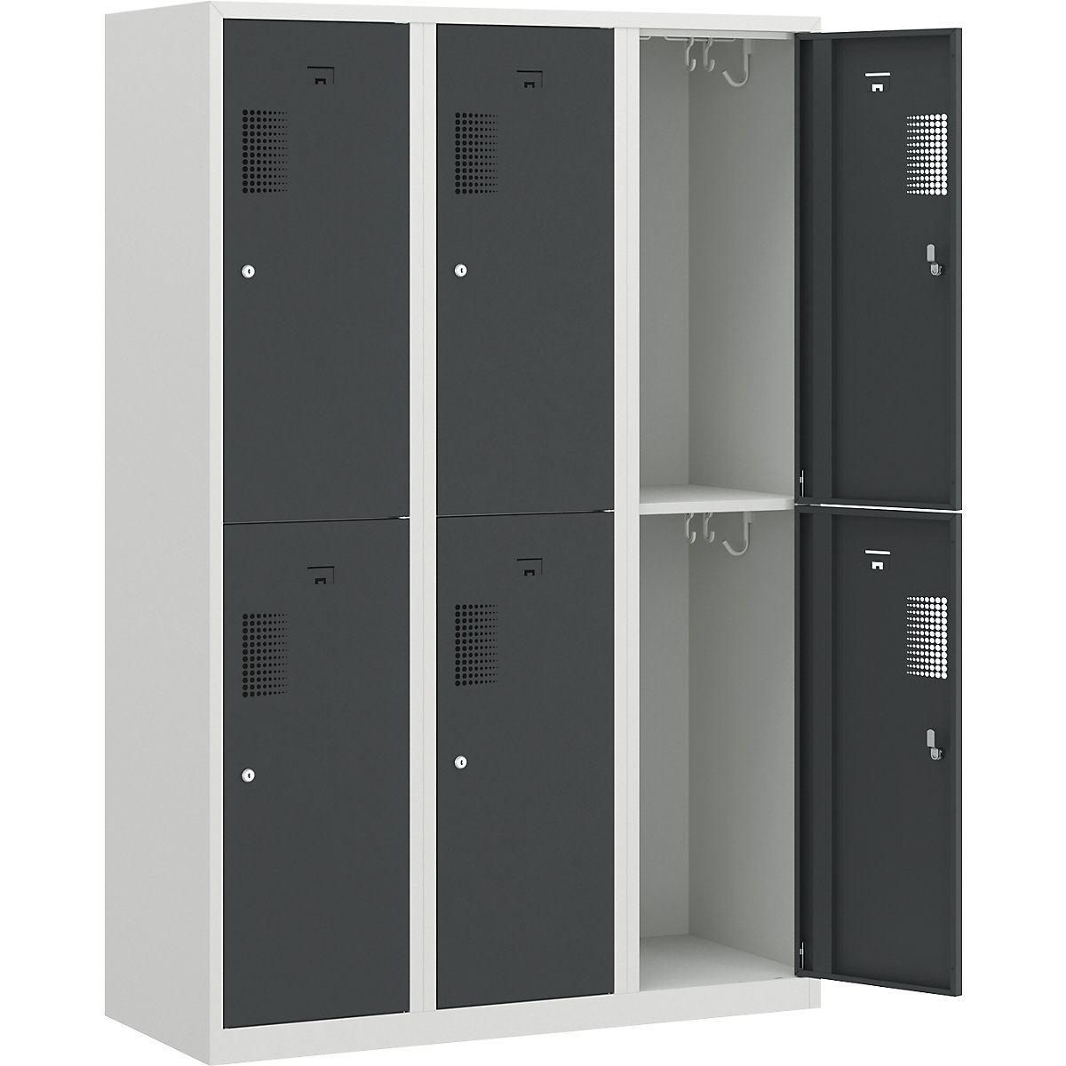 Lockerkast met twee verdiepingen Amsterdam &ndash; eurokraft basic
