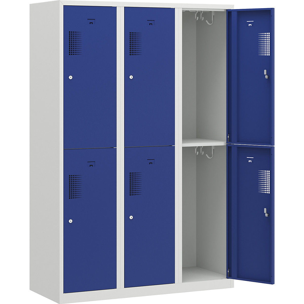 Lockerkast met twee verdiepingen Amsterdam &ndash; eurokraft basic