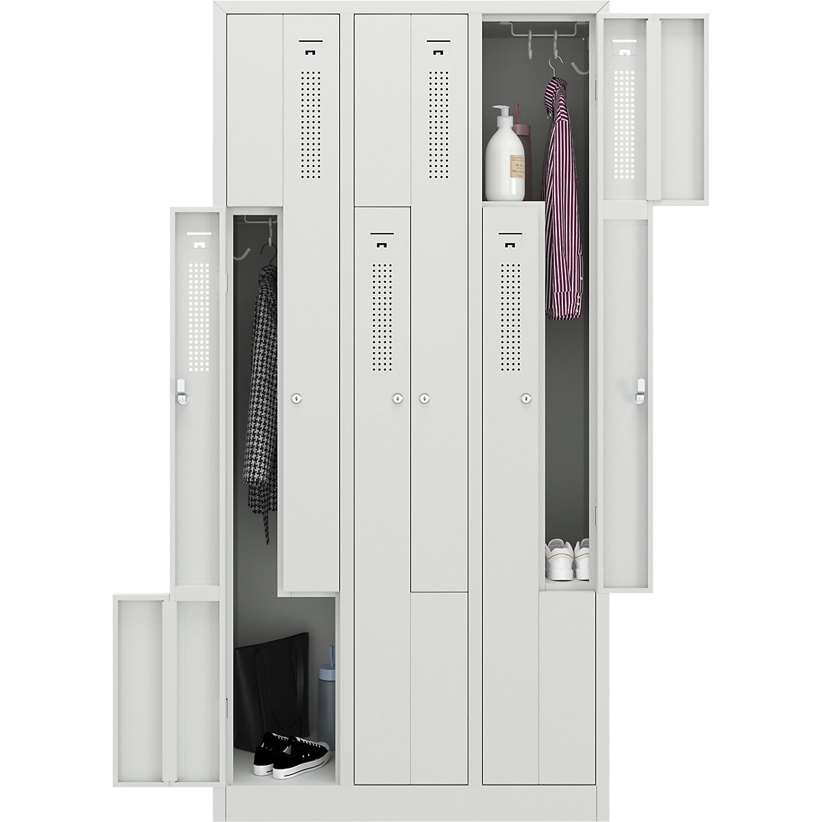 Z-lockerkast Amsterdam – eurokraft basic (Productafbeelding 8)-7