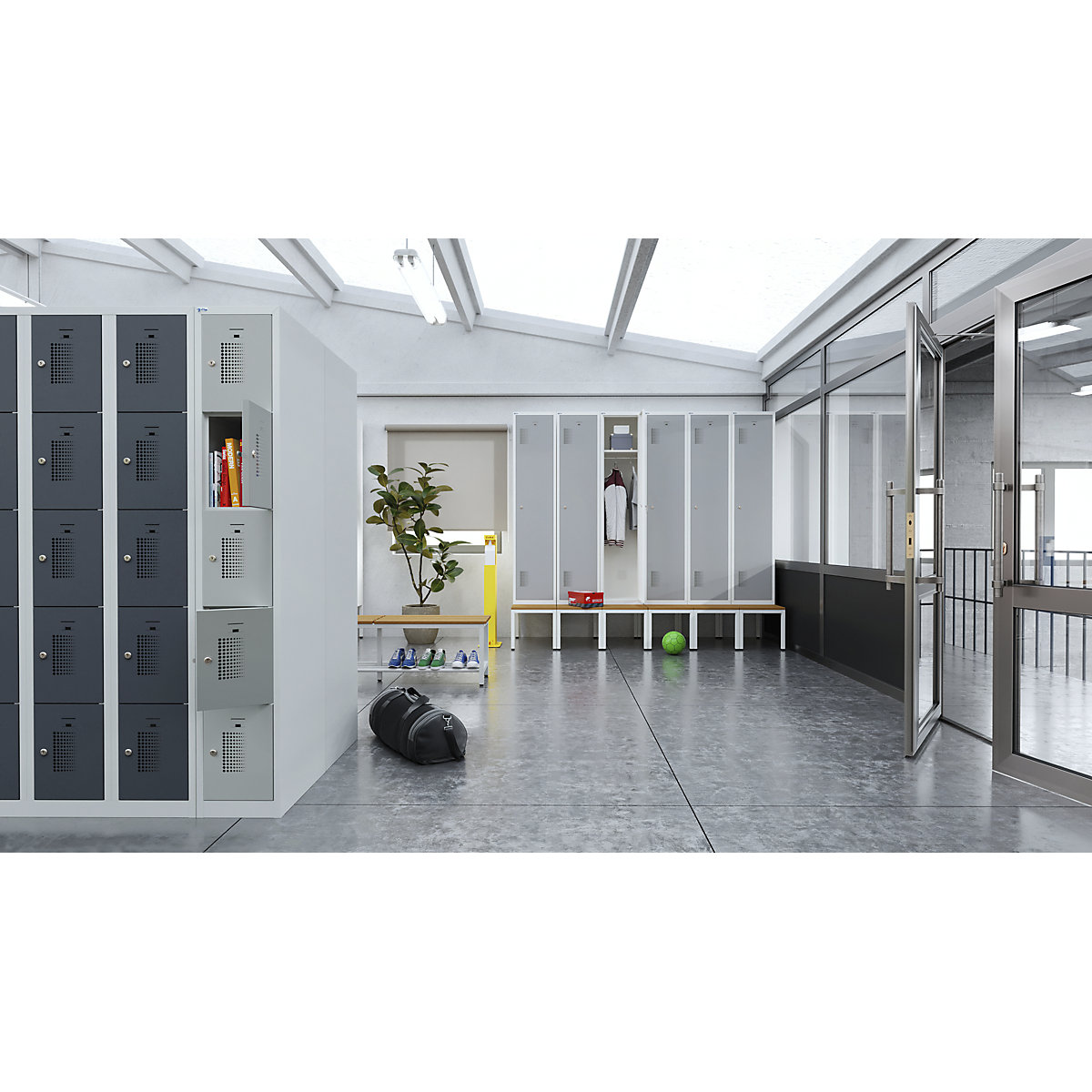 Vijfvoudige locker Amsterdam &ndash; eurokraft basic