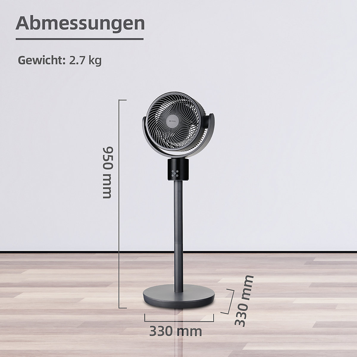 Digitalni stoječi in namizni ventilator (Slika izdelka 7)-6