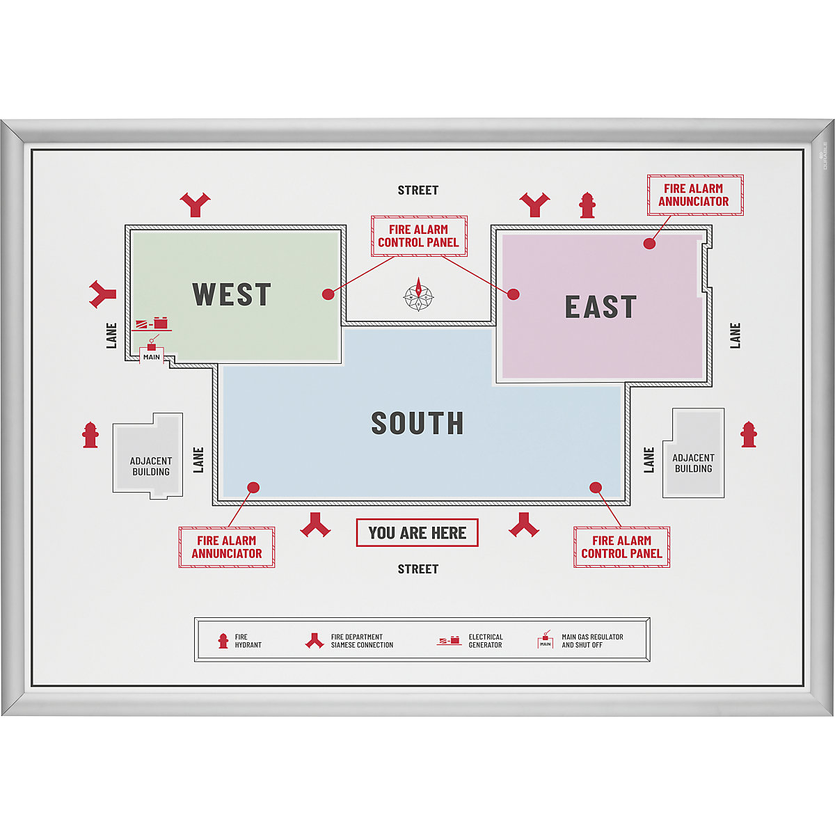 Aluminijast zložljiv okvir – DURABLE (Slika izdelka 4)-3