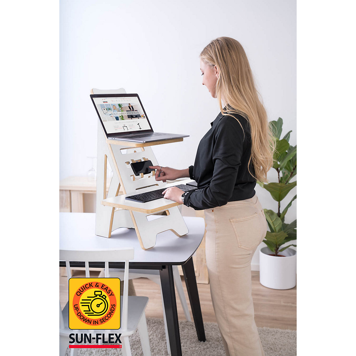 Držalo za prenosni računalnik Sun-Flex Easydesk Rise (Slika izdelka 6)-5
