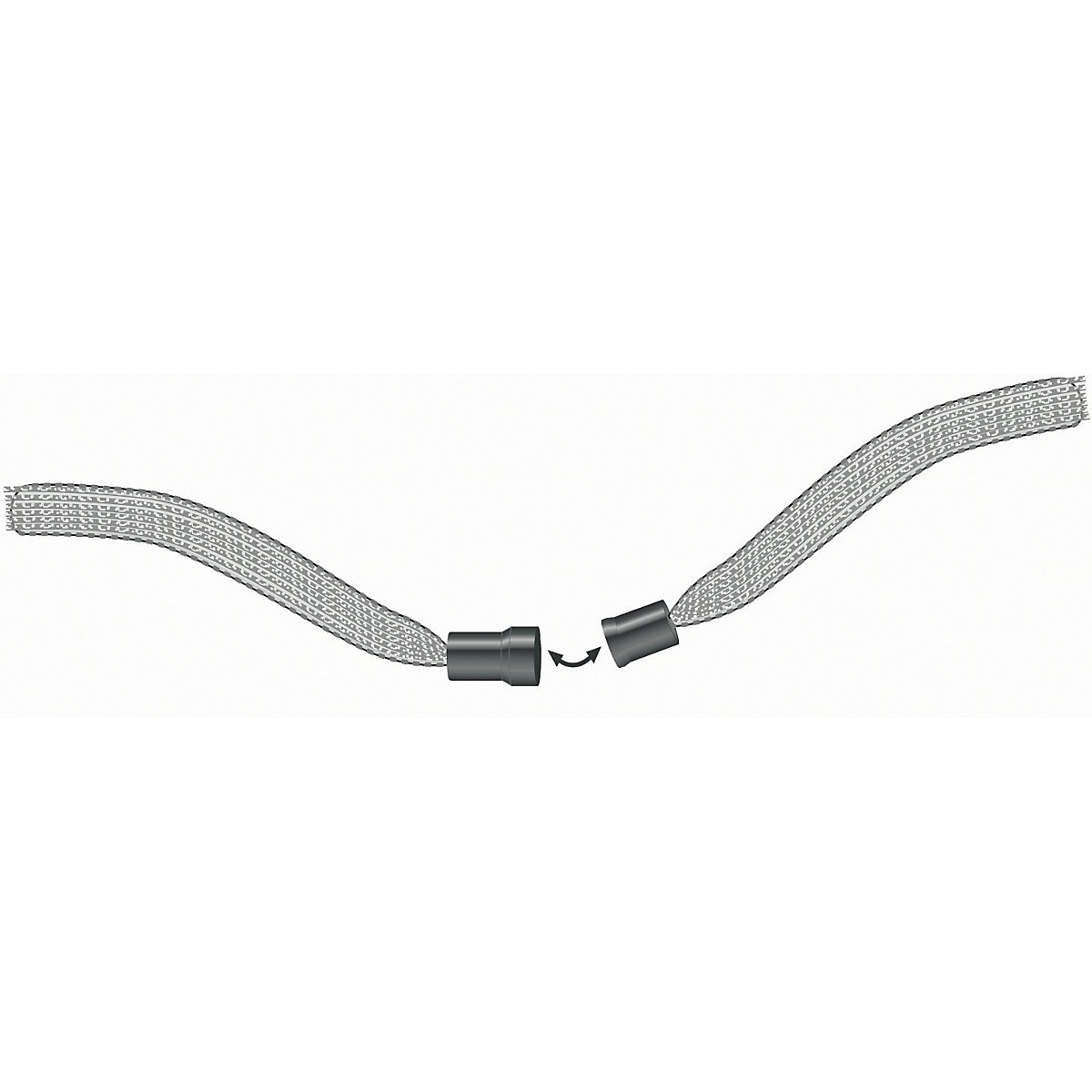 Tablica za ime s tekstilnim trakom – DURABLE (Slika izdelka 3)-2