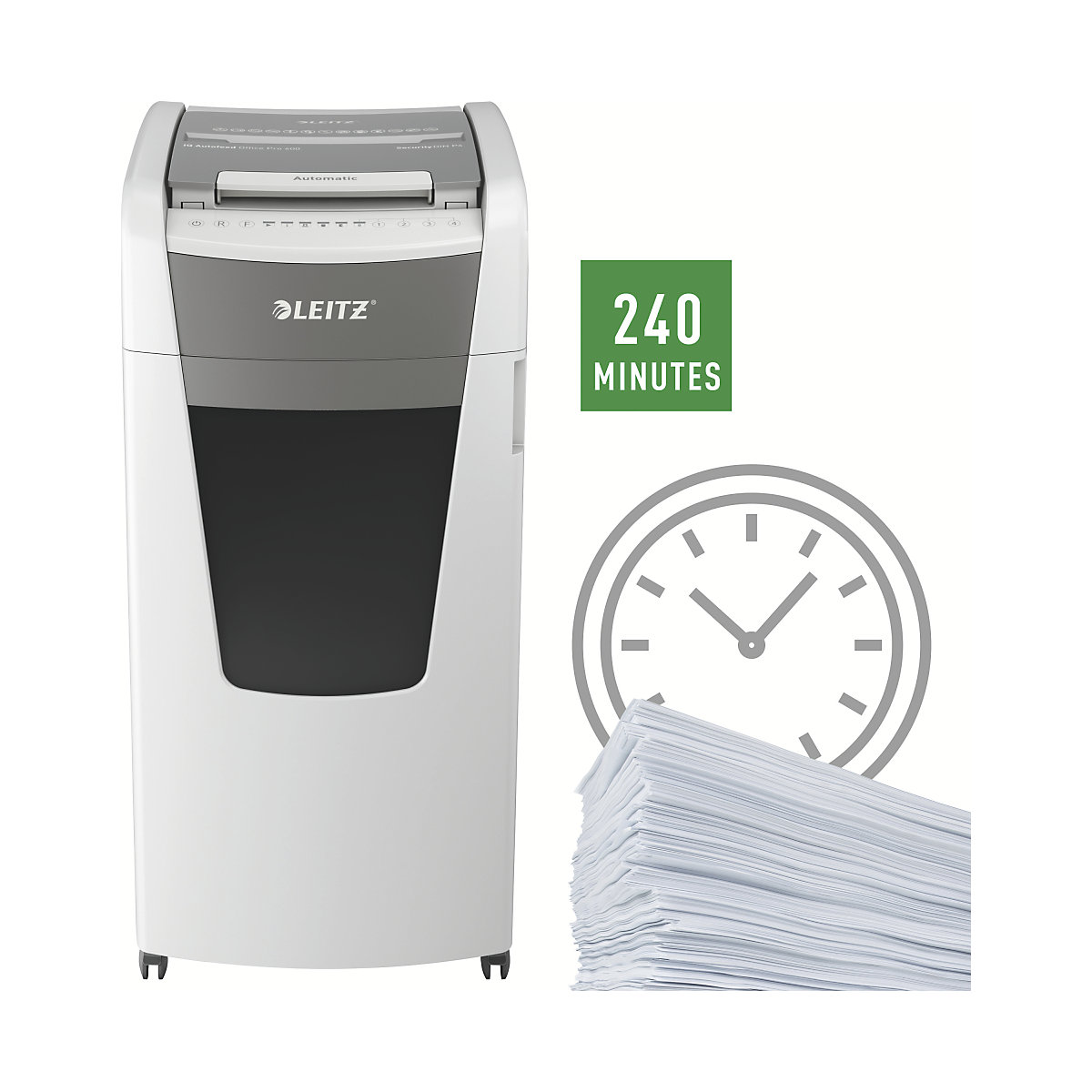 Uničevalnik dokumentov IQ Autofeed Office 600 – Leitz (Slika izdelka 11)-10