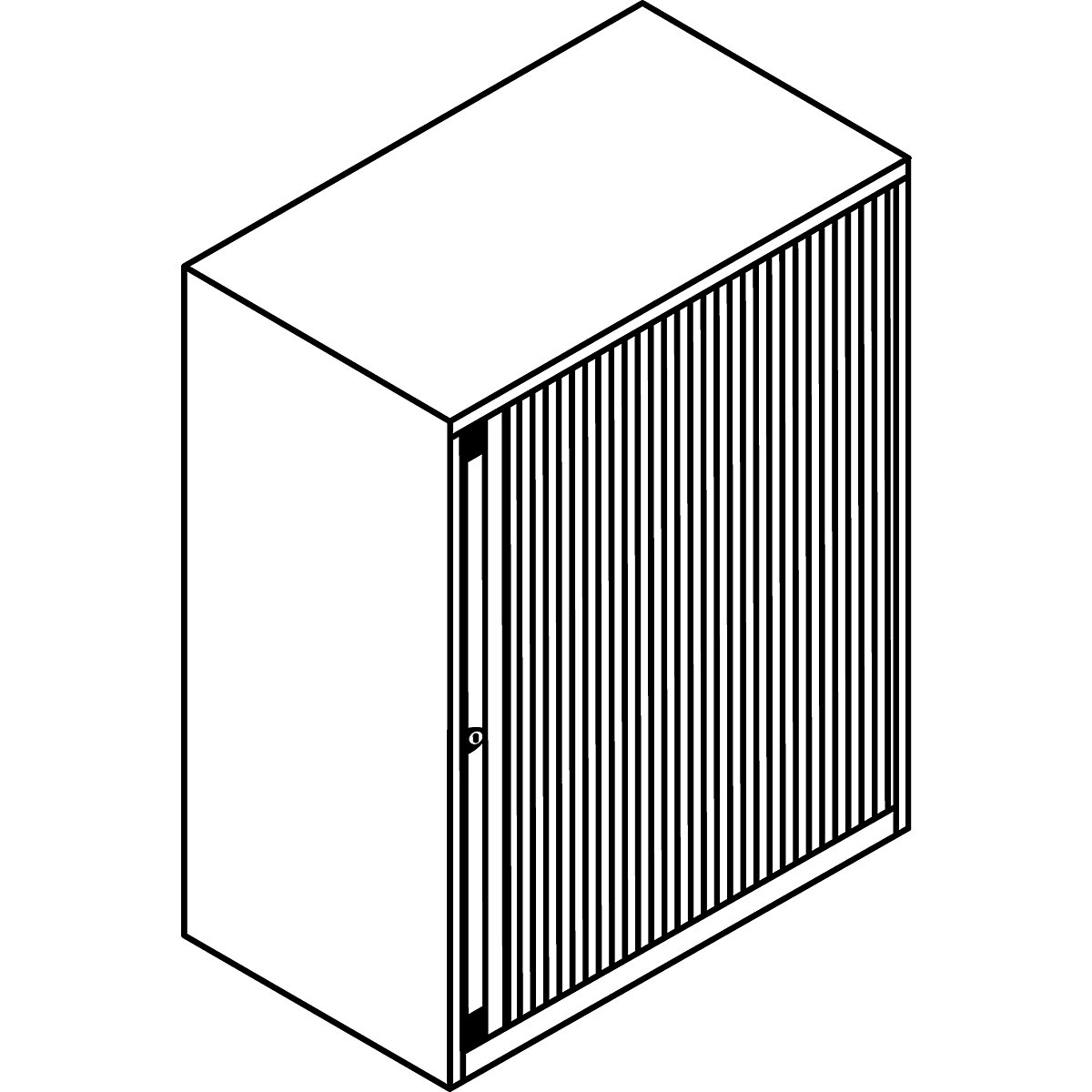 Euro omara z rolojem – BISLEY (Slika izdelka 3)-2