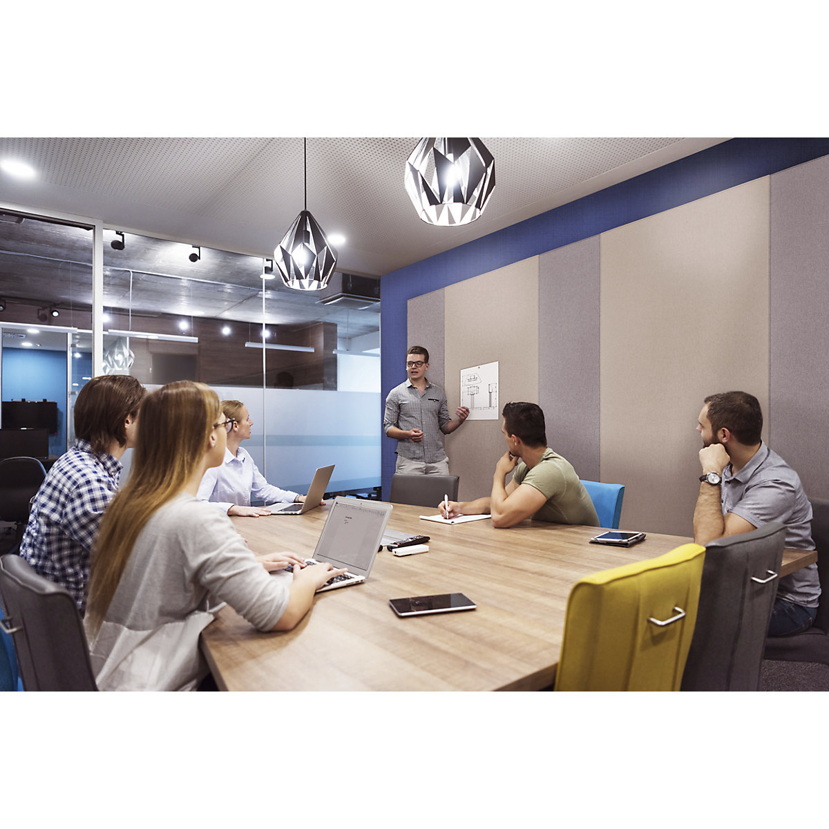 Akustična oglasna deska WALL-UP – Legamaster (Slika izdelka 4)-3