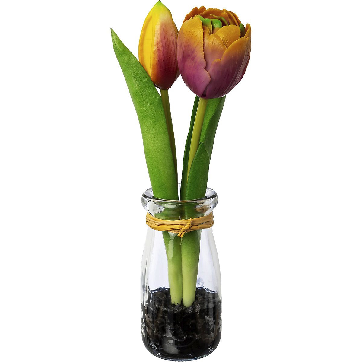 Tulipani v stekleni vazi (Slika izdelka 2)-1