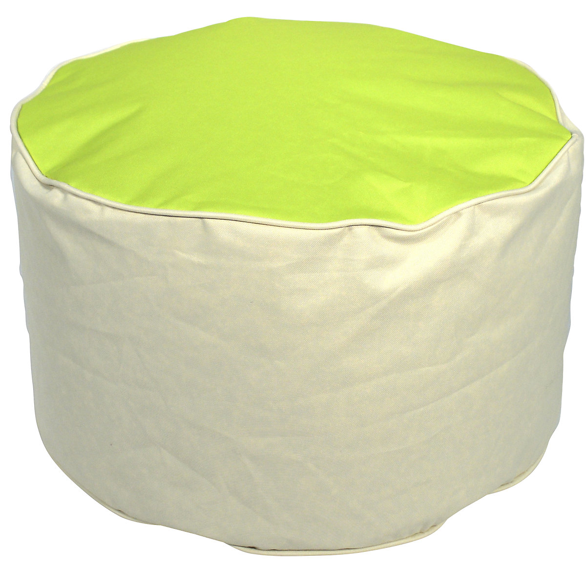 Manjša vreča brez naslonjala, VxØ 320 x 530 mm, beige / jabolčno zelene barve-8