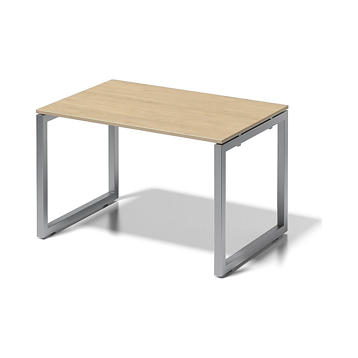 Pisalna miza CITO, O-ogrodje – BISLEY, VxŠxG 740 x 1200 x 800 mm, belo ogrodje, sivo bela plošča-5