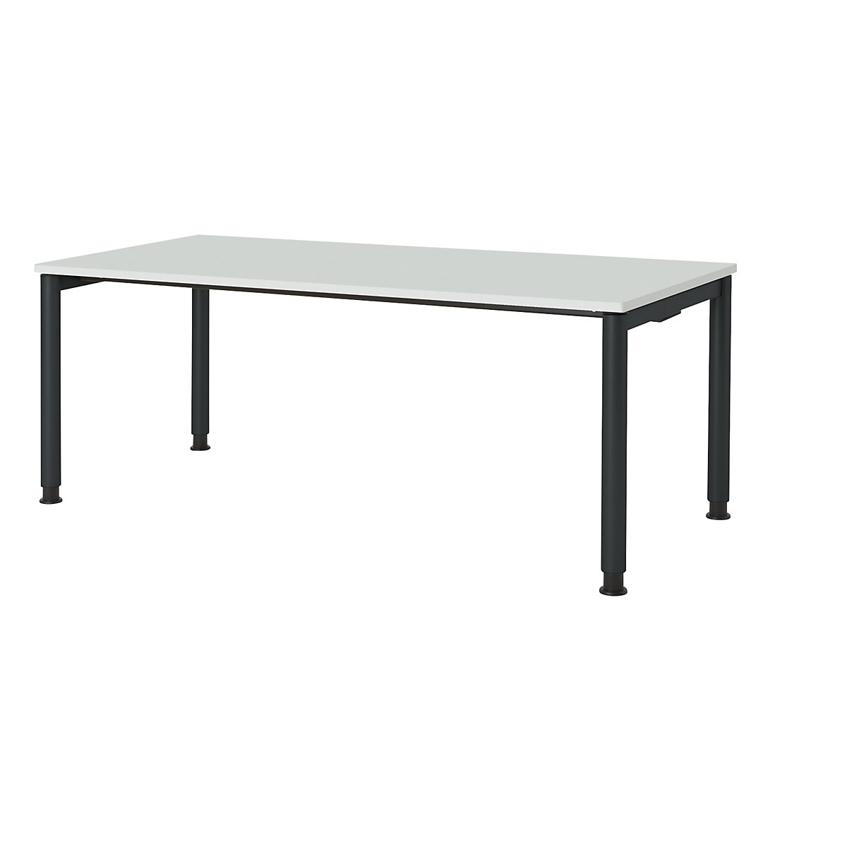 Pravokotna miza, podnožje iz okroglih cevi – mauser