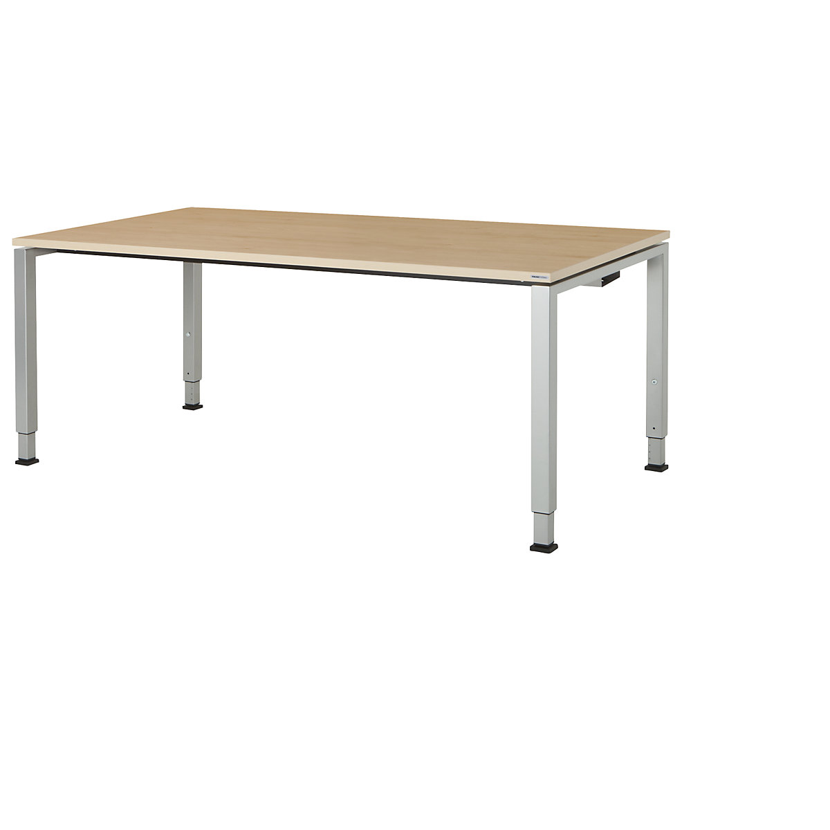 Pravokotna miza, s kvadratnim podnožjem – mauser