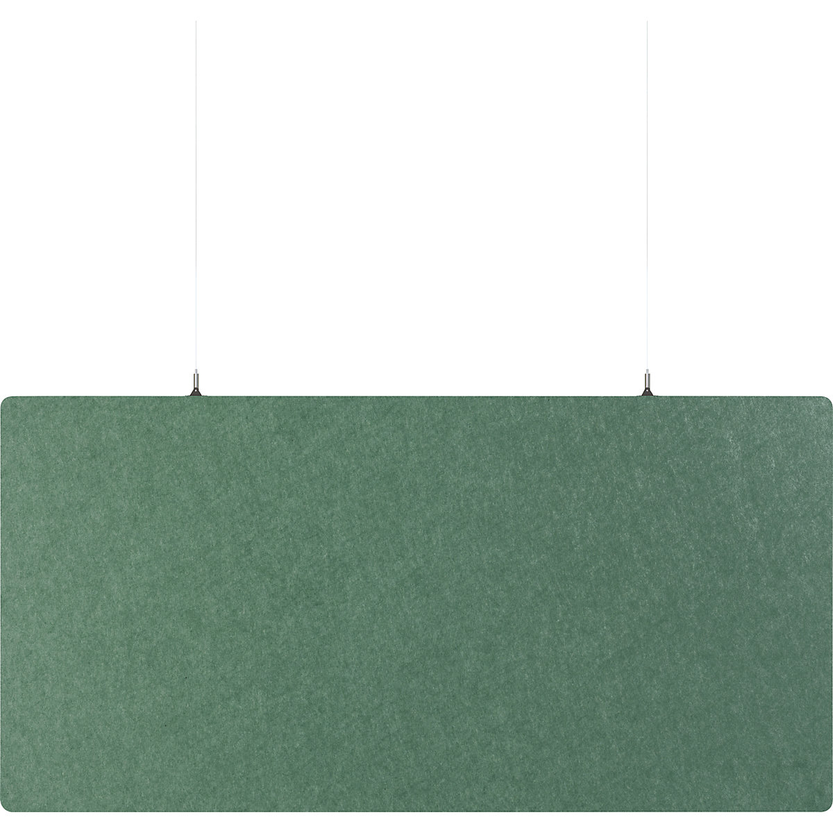 Akustična stropna plošča, PET-klobučevina – eurokraft basic, VxŠ 600 x 1200 mm, pravokotna oblika, petrolejsko zelene barve-6