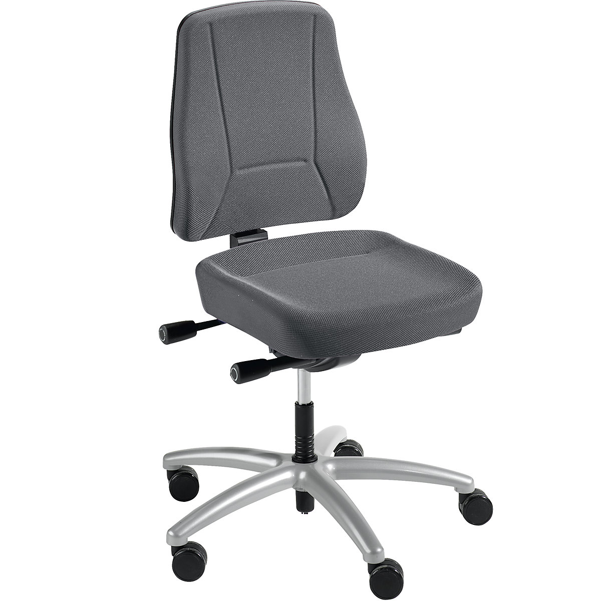 Vrtljiv pisarniški stol YOUNICO PRO – Prosedia, višina naslonjala za hrbet 540 mm, siva-3