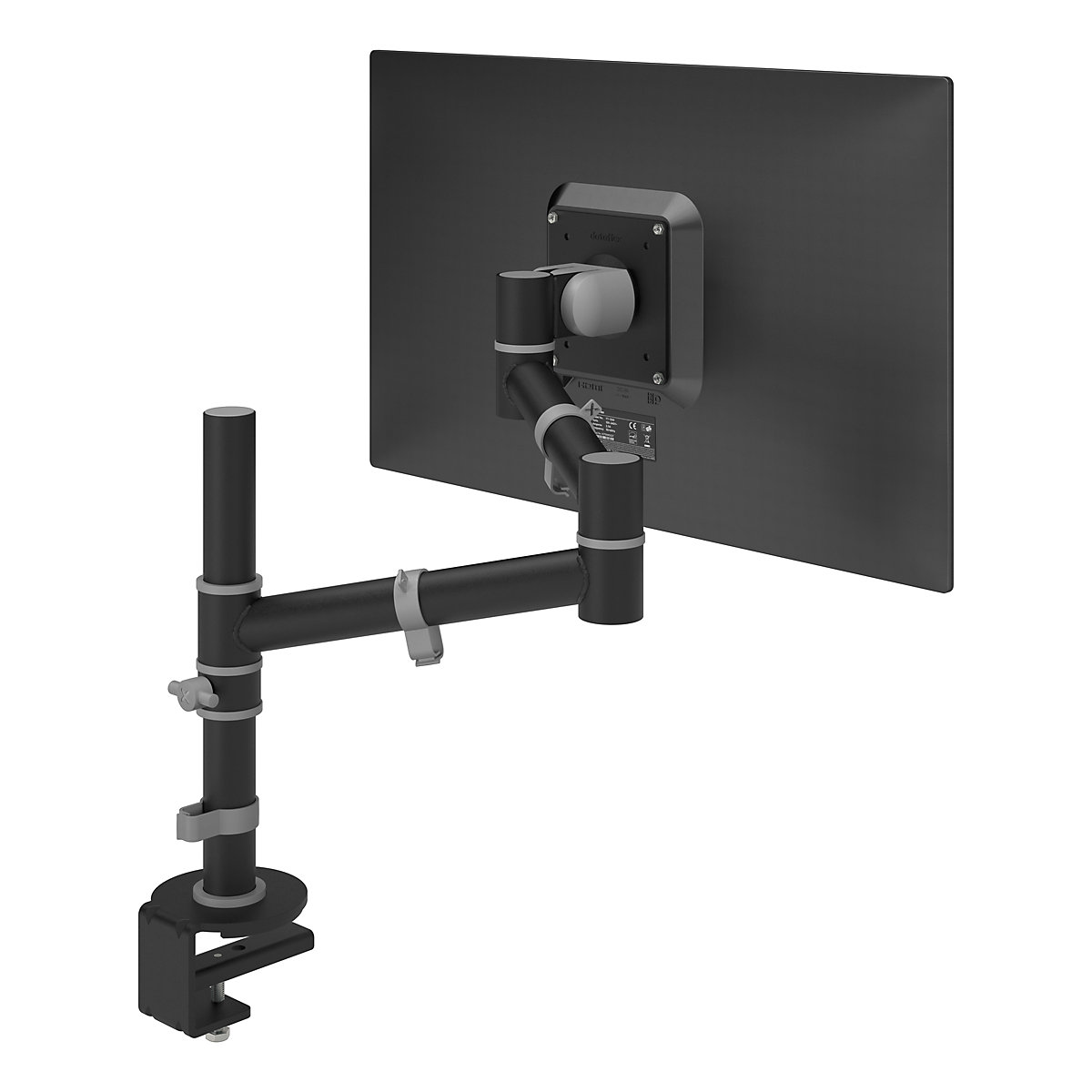 Dataflex – Rameno pro monitor VIEWGO, jednoduché rameno pro 1 monitor, černá