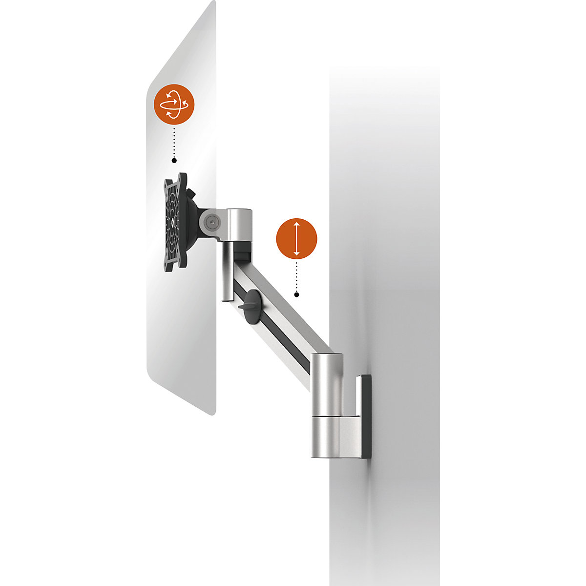 Zidni nosač s krakom za 1 monitor – DURABLE (Prikaz proizvoda 8)-7