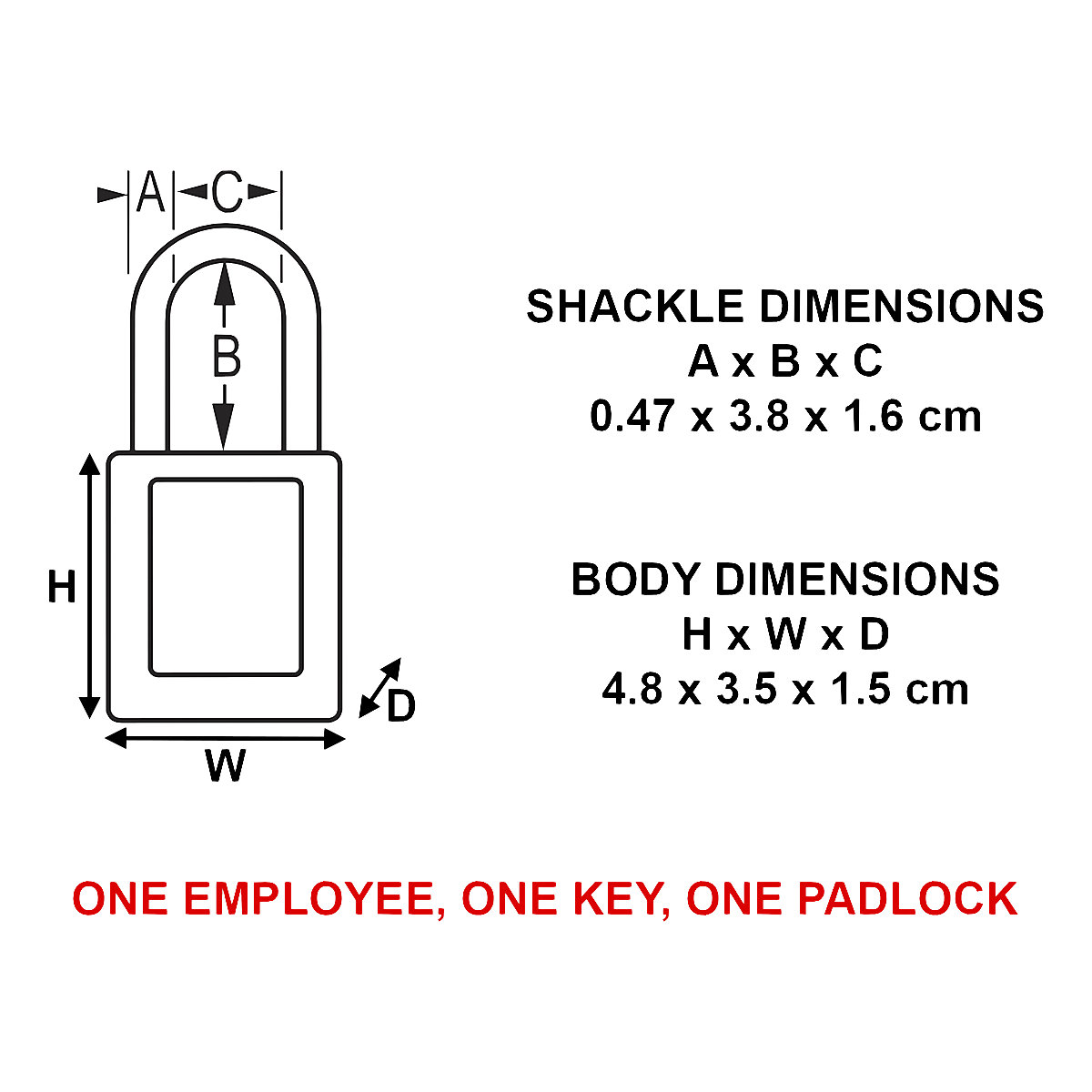 Lokot Zenex™, plastični stremen – Masterlock (Prikaz proizvoda 3)-2