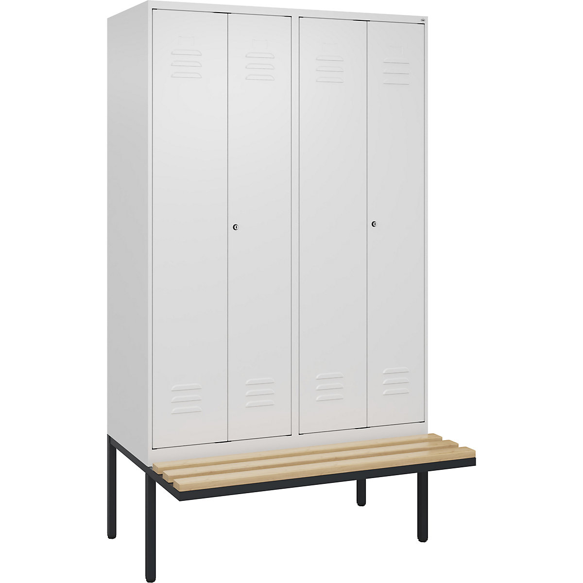 Dvostruki garderobni ormarić Classic PLUS za klupu za sjedenje – C+P (Prikaz proizvoda 5)-4