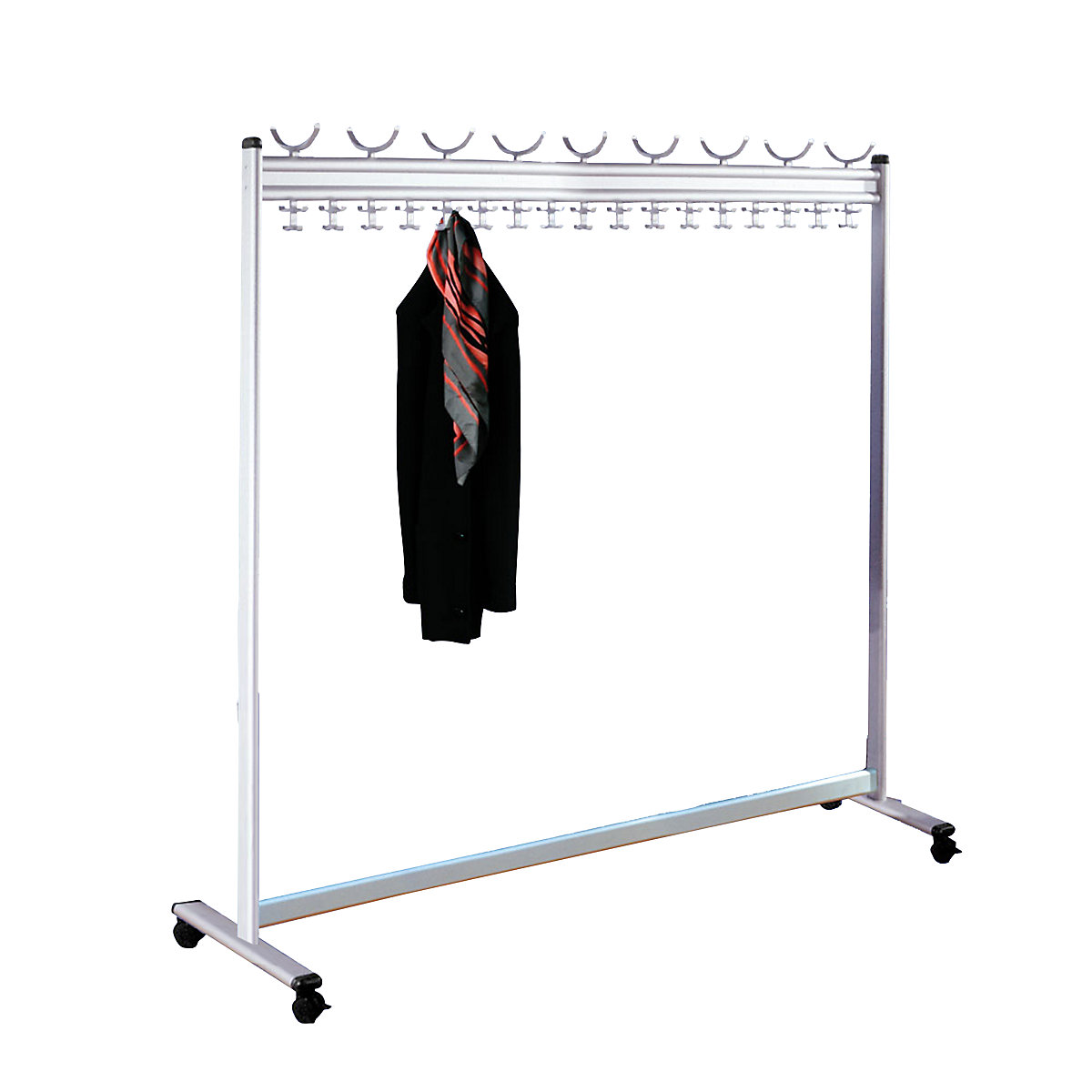 Redni garderobni stalak, VxD 1700 x 400 mm