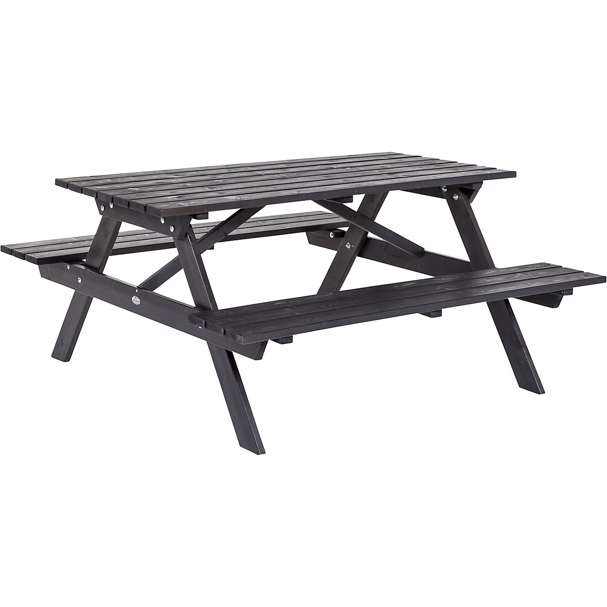 Garnitura s klupama i stolom, pravokutna