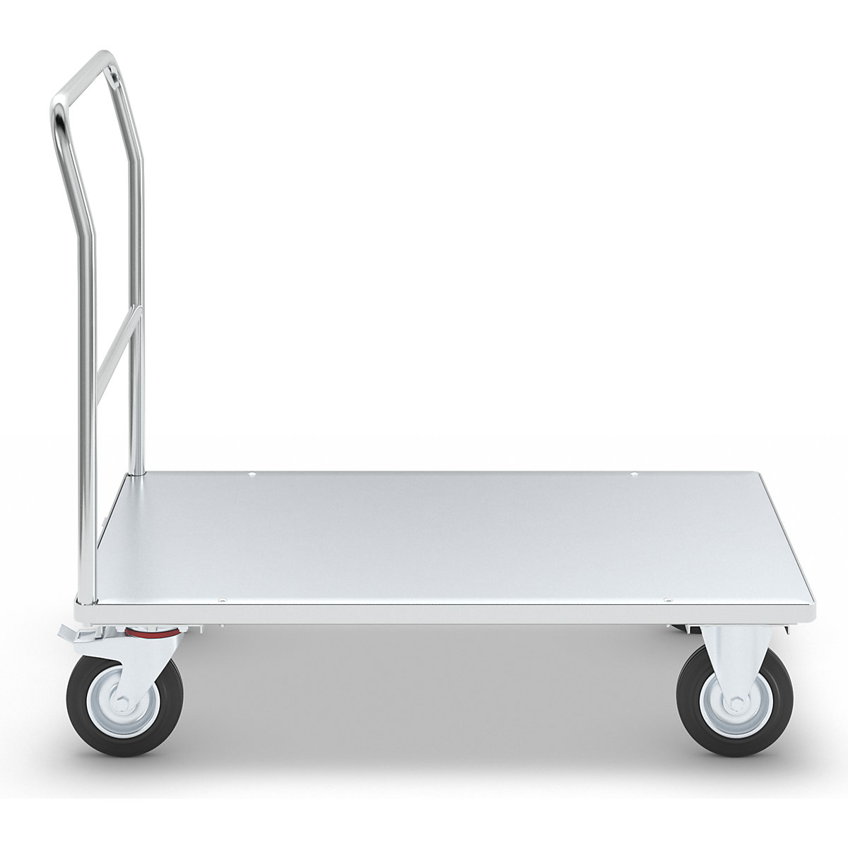 Cărucior cu platformă, zincat – eurokraft pro (Imagine produs 3)-2
