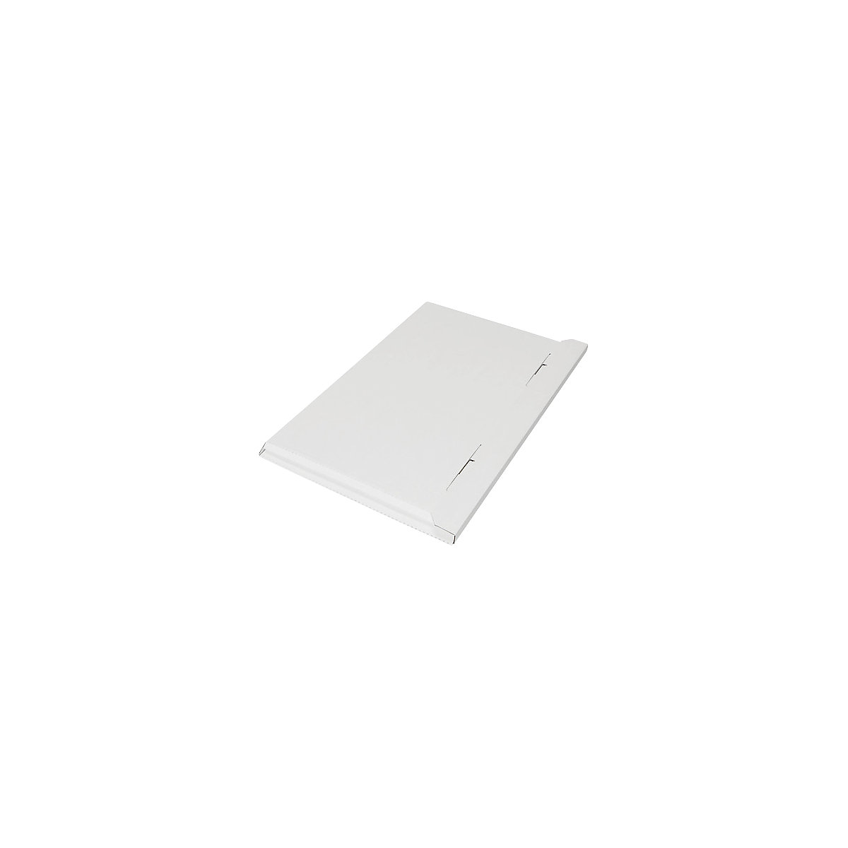 Flach-/Kalender-Pack, 1-wellig, Innen-LxBxH 600 x 425 x 10 mm, weiß, ab 20 Stk-10