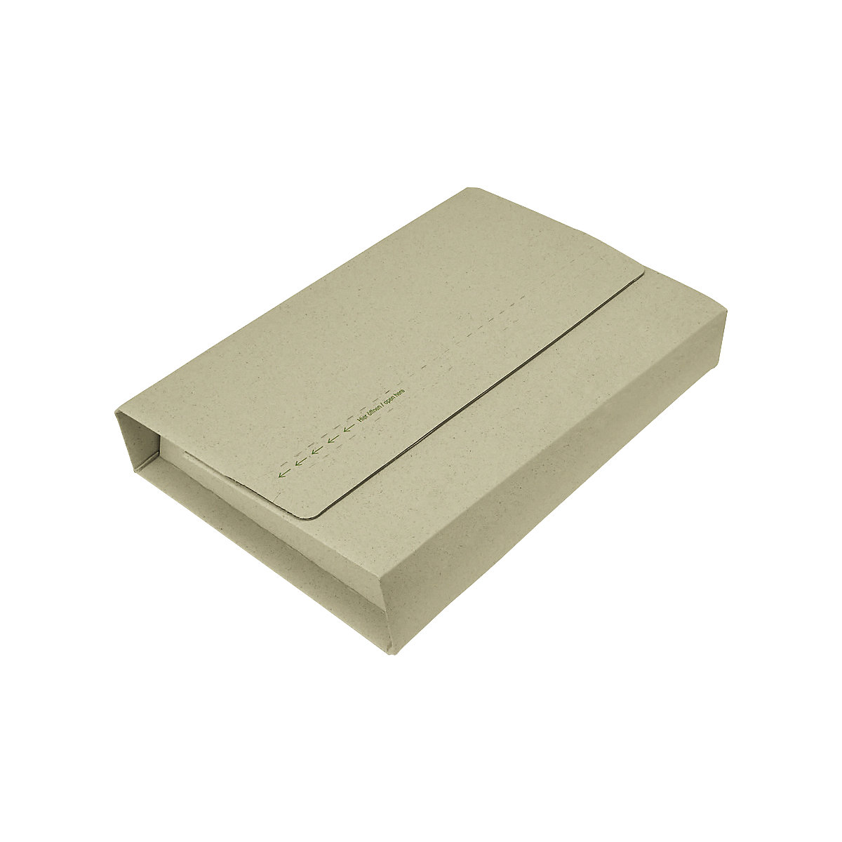 Graspapier-Universalverpackung terra, grüngrau, LxB 325 x 250 mm, ab 60 Stk-3