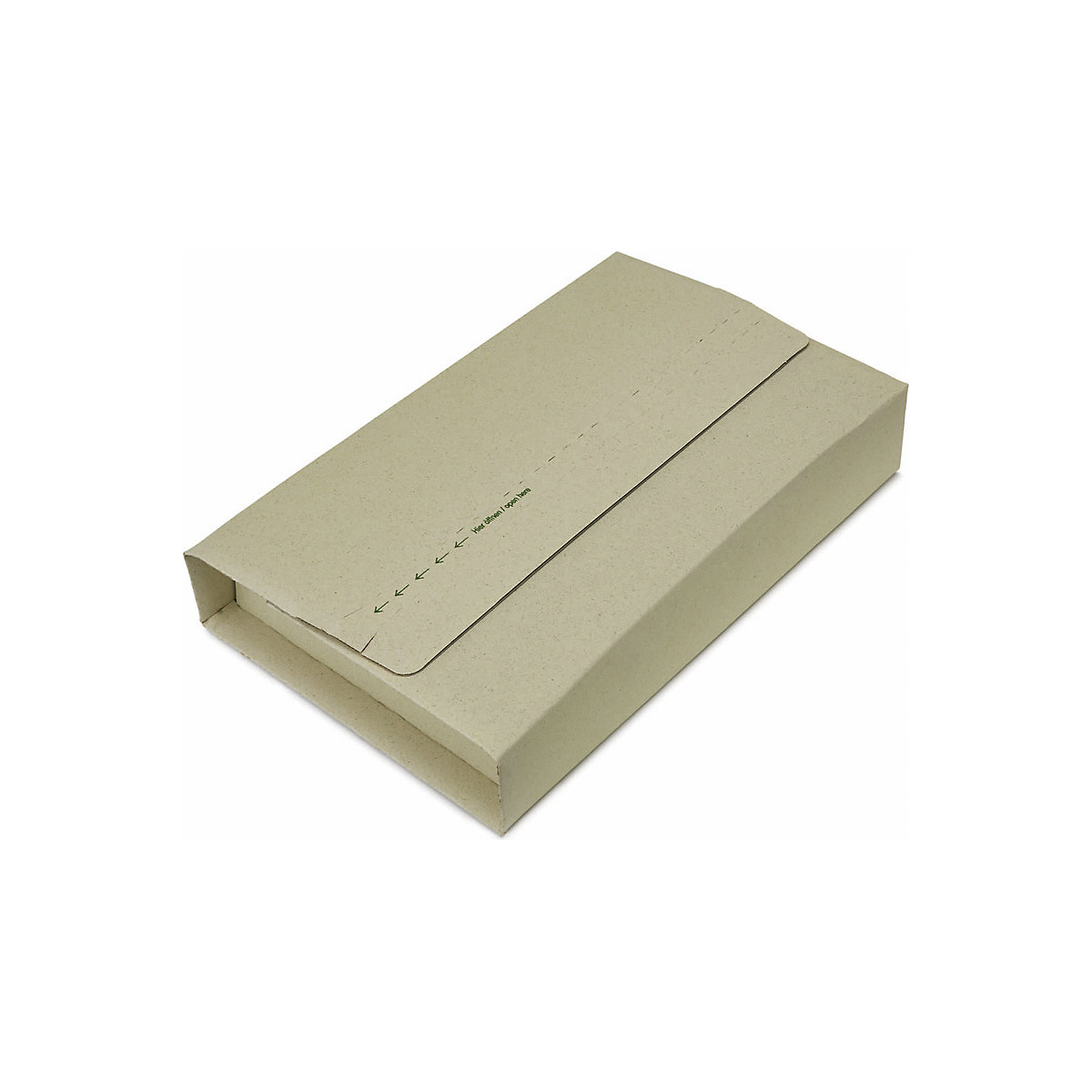 Graspapier-Universalverpackung terra, grüngrau, LxB 455 x 320 mm, ab 100 Stk-2