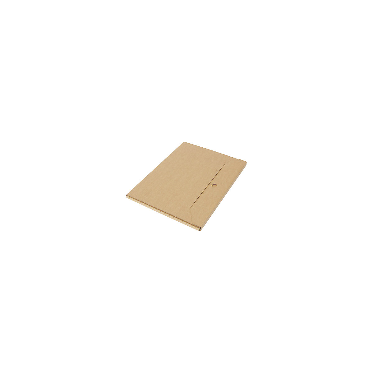 Boek- /kalenderverpakking – ratioform, enkelgolfkarton, inwendige l x b x h = 460 x 360 x 10 mm, bruin, vanaf 20 stuks-5