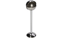 Cendrier-boule sur pied en inox