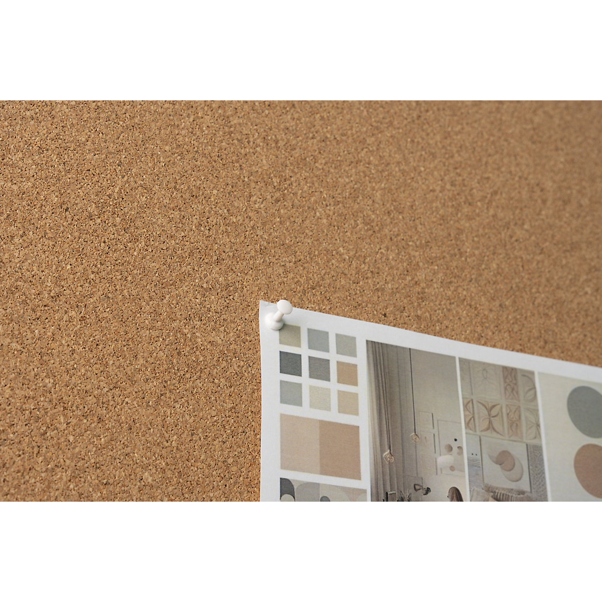 Pinnwand, eloxierter Alu-Rahmen eurokraft basic (Produktabbildung 4)-3