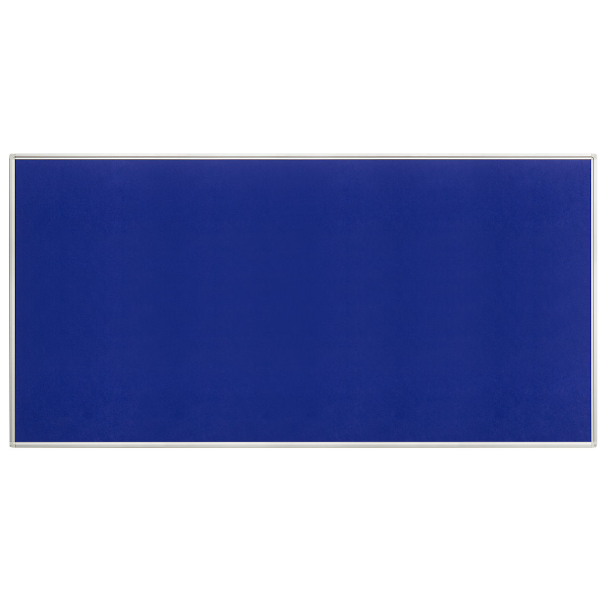 Pinnwand, Filz, blau, BxH 2000 x 1000 mm-4