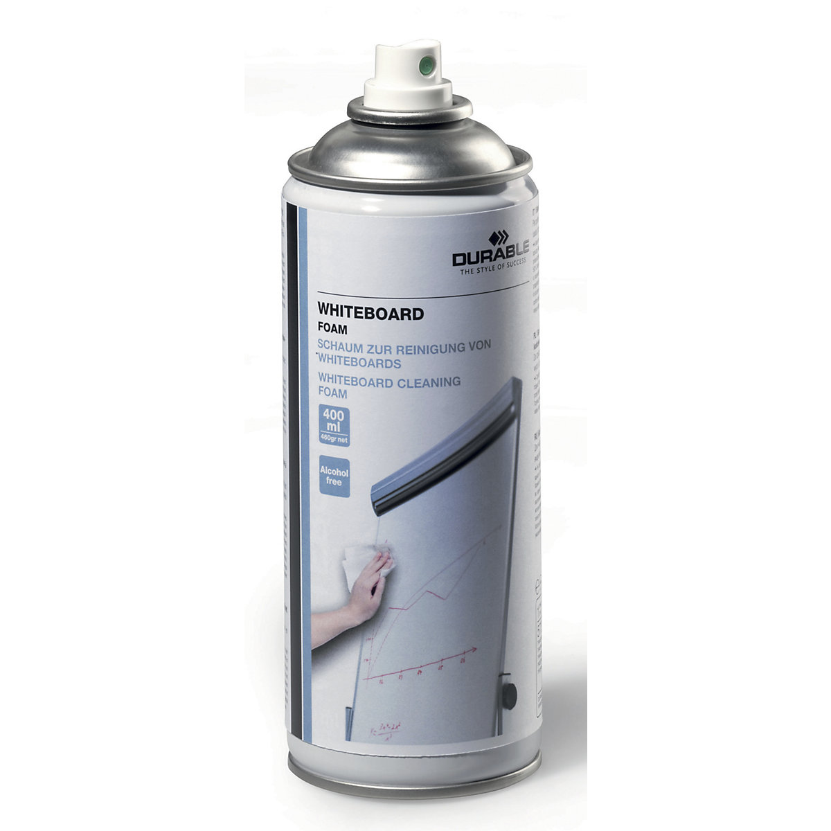 Reinigungsschaum für Whiteboard DURABLE, VE 12 Dosen à 400 ml, FKW-frei