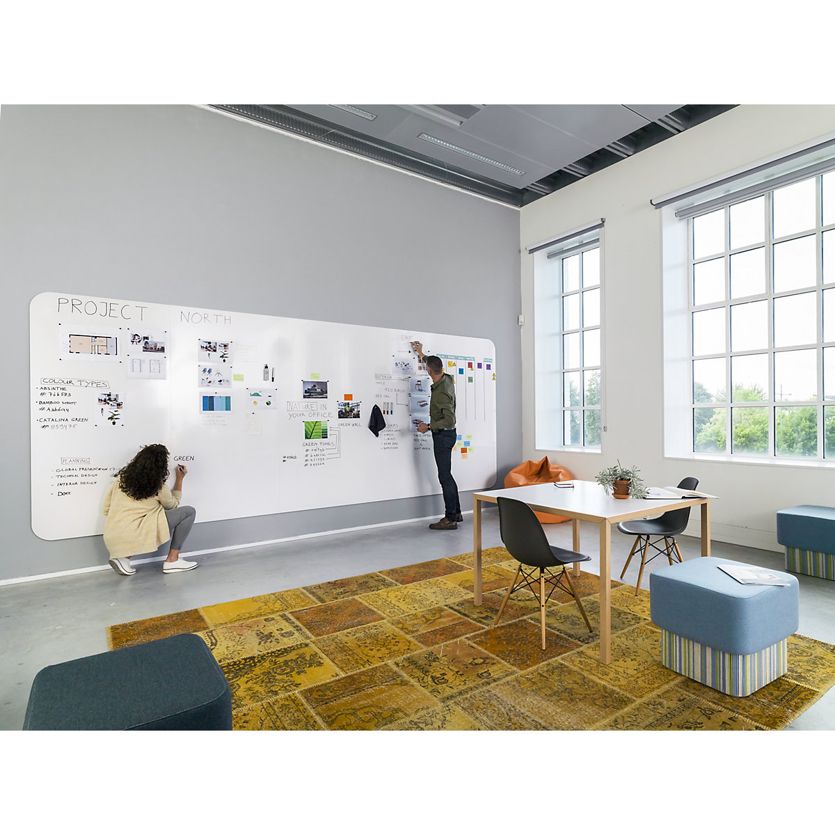 Design-XXL-Whiteboard VisuWall Chameleon (Produktabbildung 2)-1