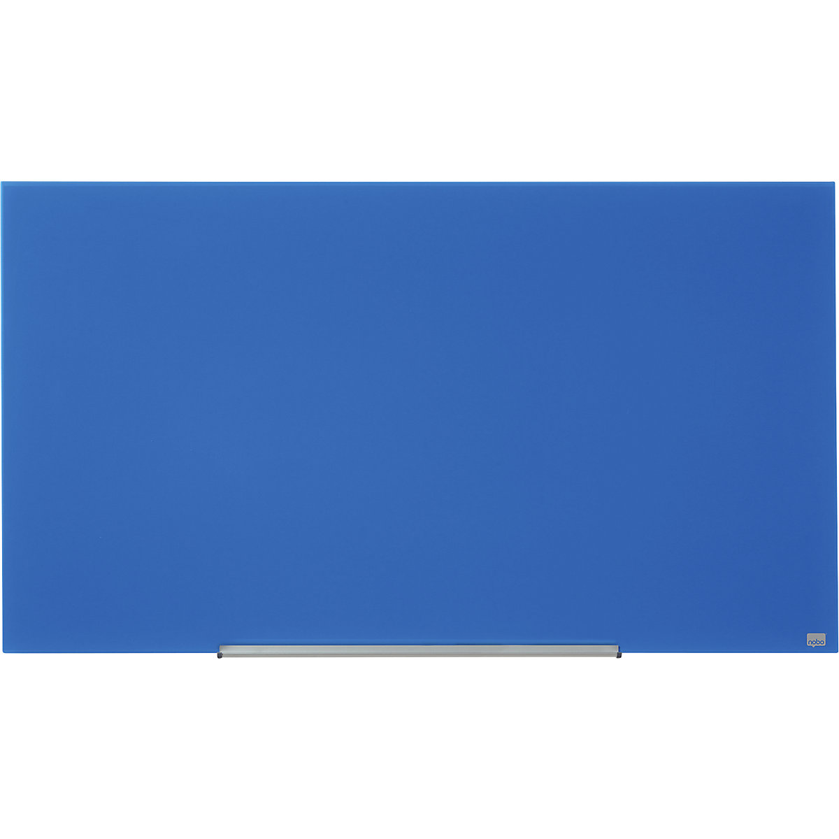 Glas-Whiteboard WIDESCREEN nobo, 57'' – BxH 1264 x 711 mm, blau