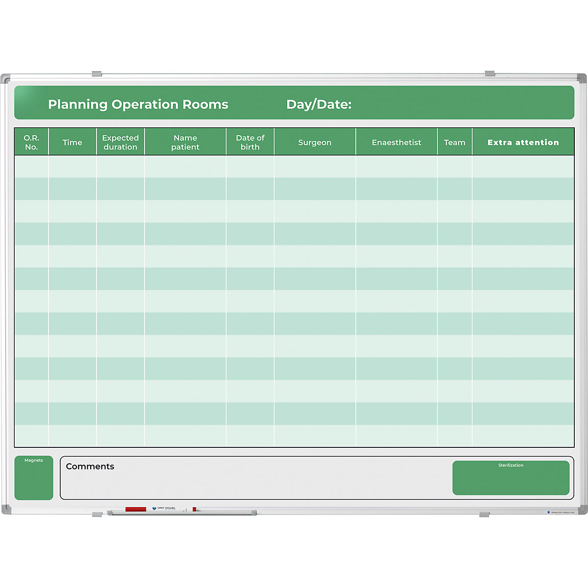 Individuell bedrucktes Whiteboard eurokraft pro (Produktabbildung 6)-5