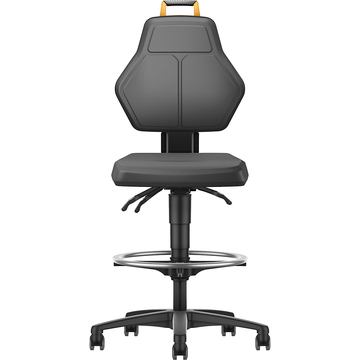 Pracovná otočná stolička, čierna – eurokraft pro (Zobrazenie produktu 6)-5