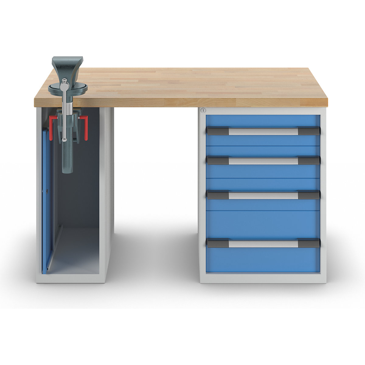 Dielenský stôl, modulárny systém, séria 7000 – eurokraft pro (Zobrazenie produktu 2)-1