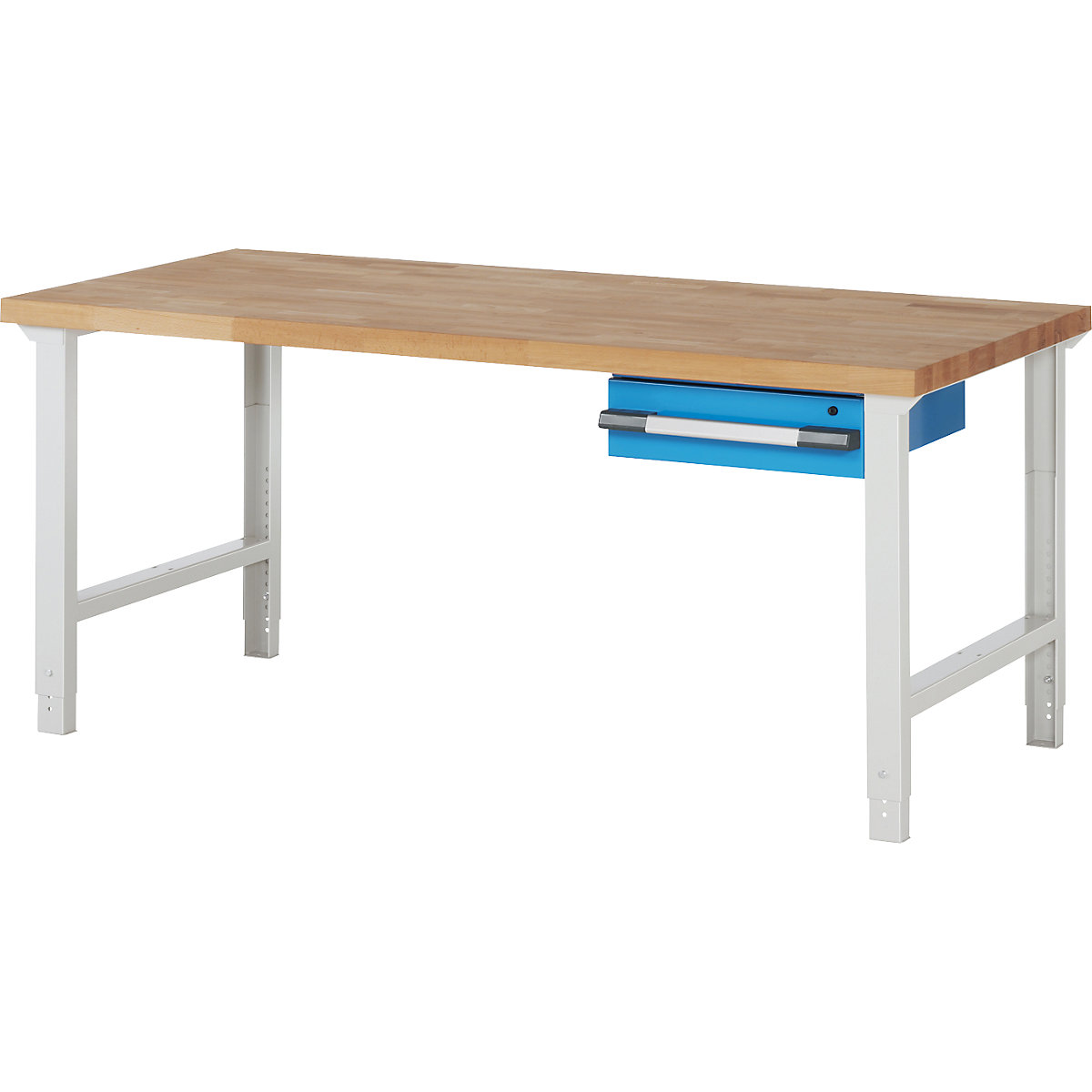 Dielenský stôl, modulárny systém, séria 7 – eurokraft pro, 1 závesná zásuvka, š x h 2000 x 900 mm-5