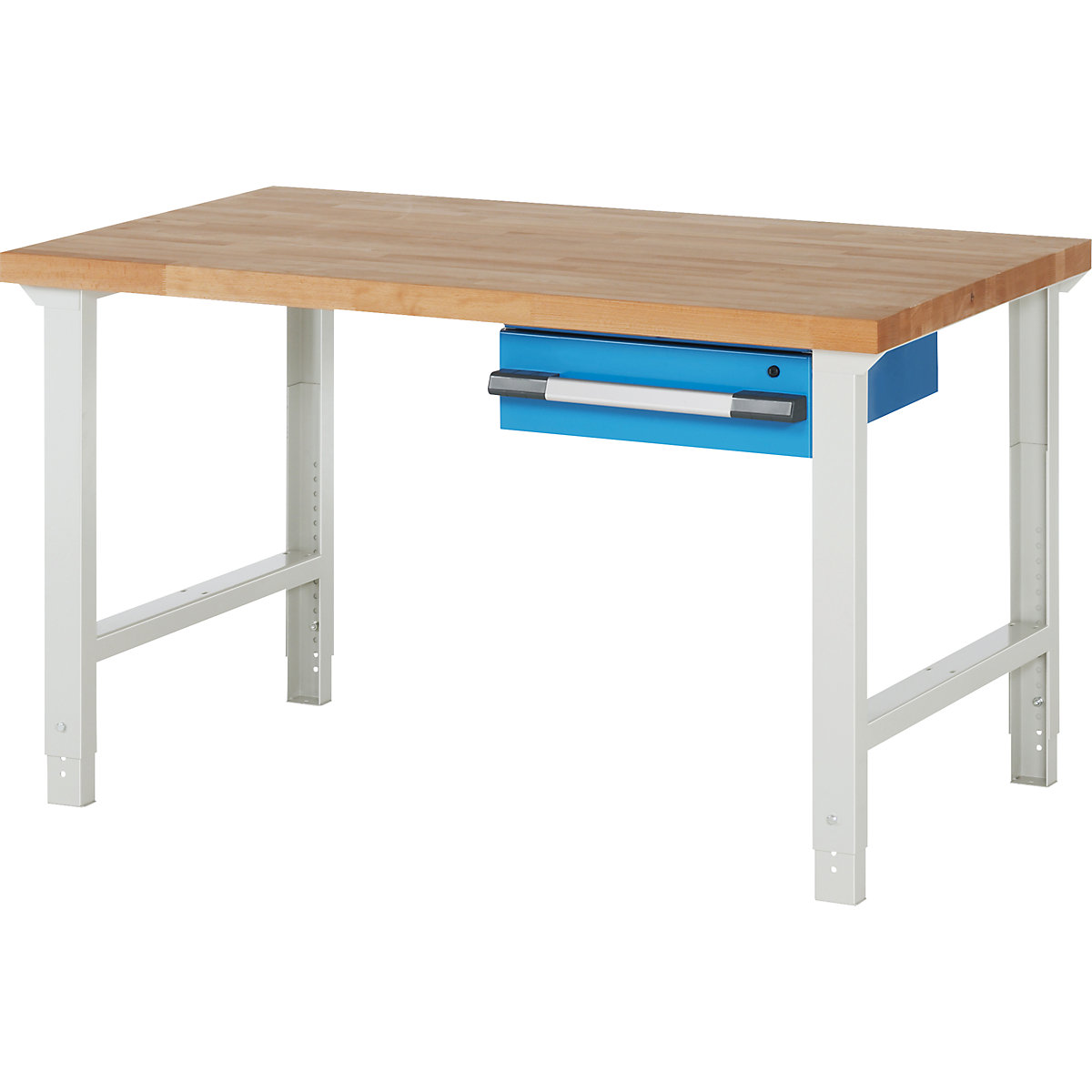 Dielenský stôl, modulárny systém, séria 7 – eurokraft pro, 1 závesná zásuvka, š x h 1500 x 900 mm-6