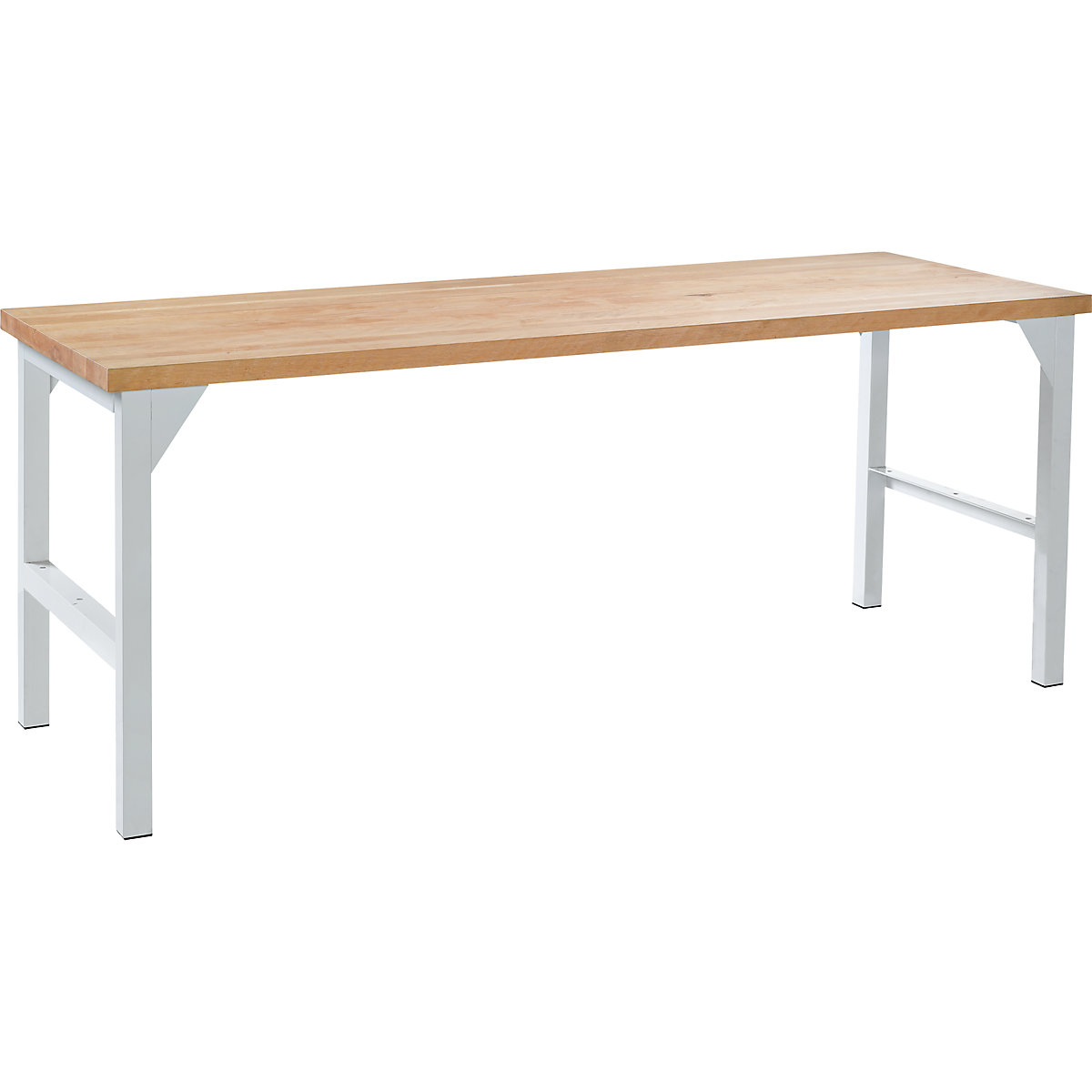 Dielenský stôl, stavebnicový systém, základňa, bez podstavcov, šírka 2000 mm, svetlošedá-2
