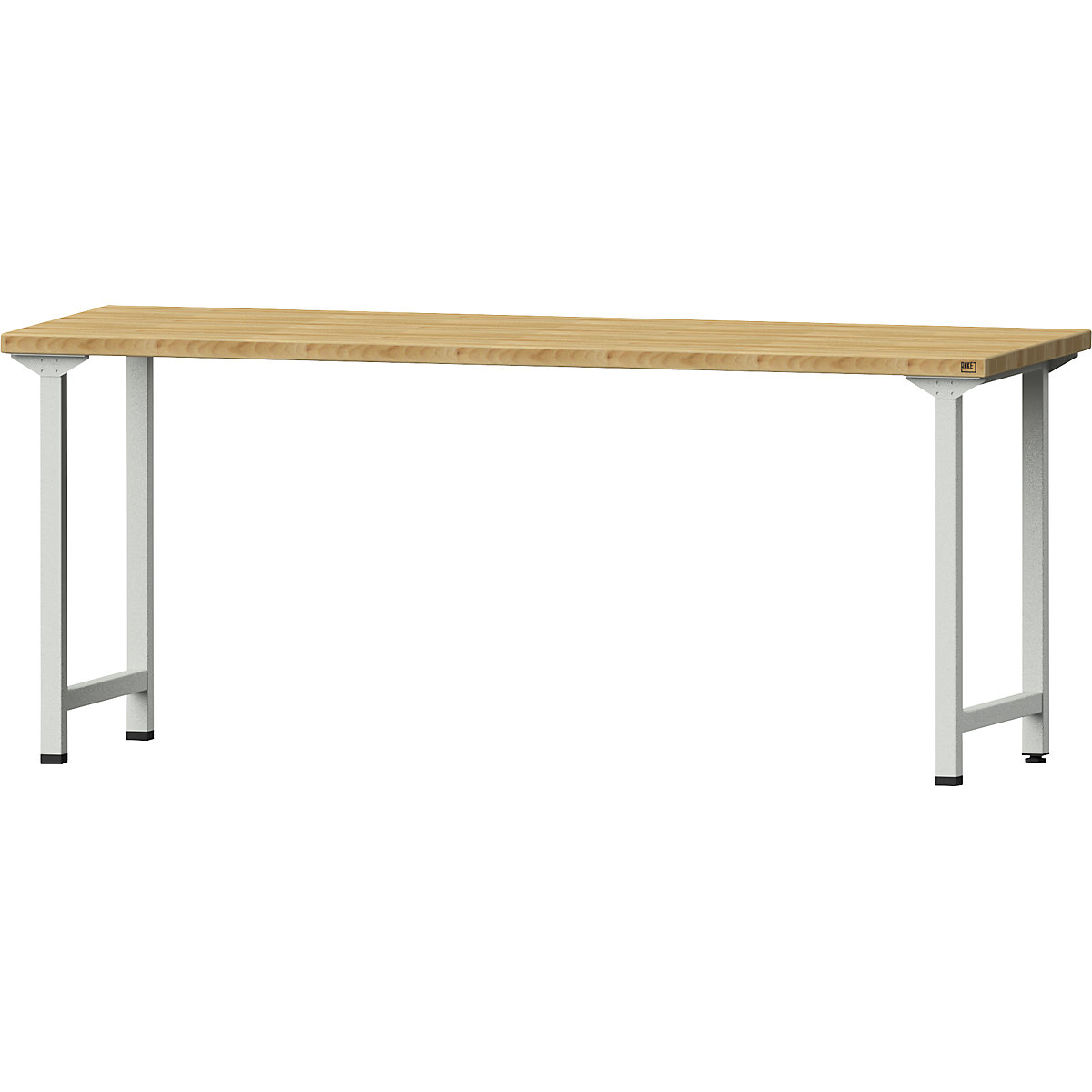 Dielenský stôl, stojanové vyhotovenie – ANKE, základný model, š x h 2000 x 700 mm, masívna buková doska-18