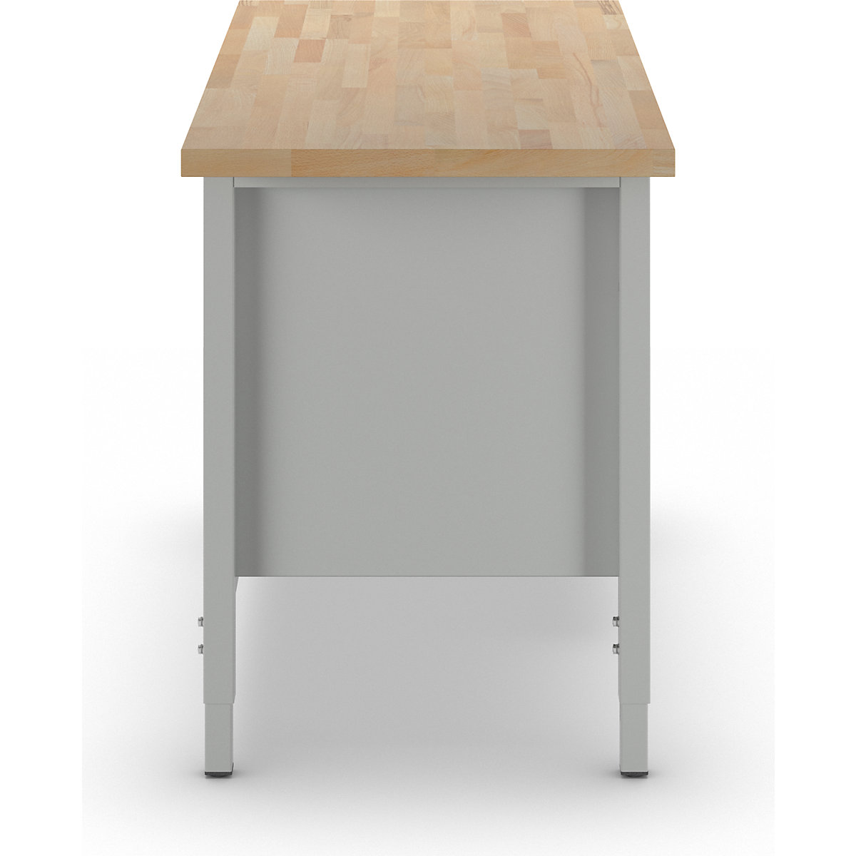 Výškovo nastaviteľný dielenský stôl, stojanové vyhotovenie – eurokraft pro (Zobrazenie produktu 3)-2
