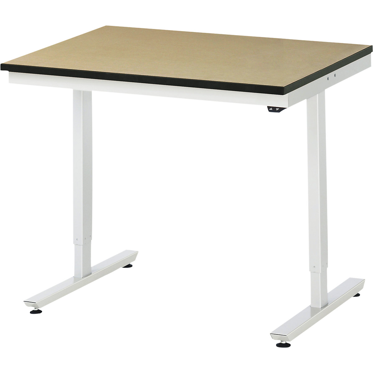 Pracovný stôl, elektricky výškovo prestaviteľný – RAU, MDF doska, nosnosť 150 kg, š x h 1000 x 800 mm-12