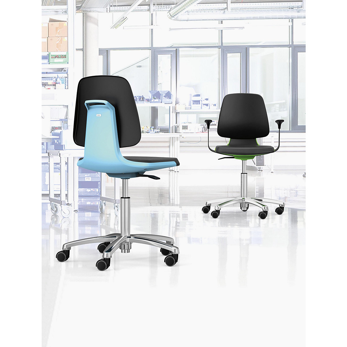 Pracovní otočná židle LABSIT – bimos (Obrázek výrobku 5)-4