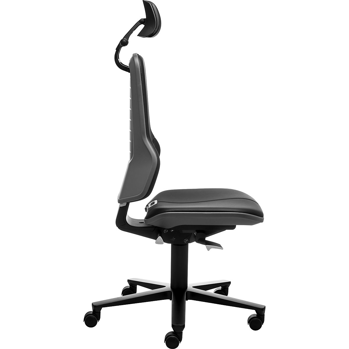 Pracovní otočná židle NEON, kolečka, opěrka hlavy – bimos (Obrázek výrobku 2)-1